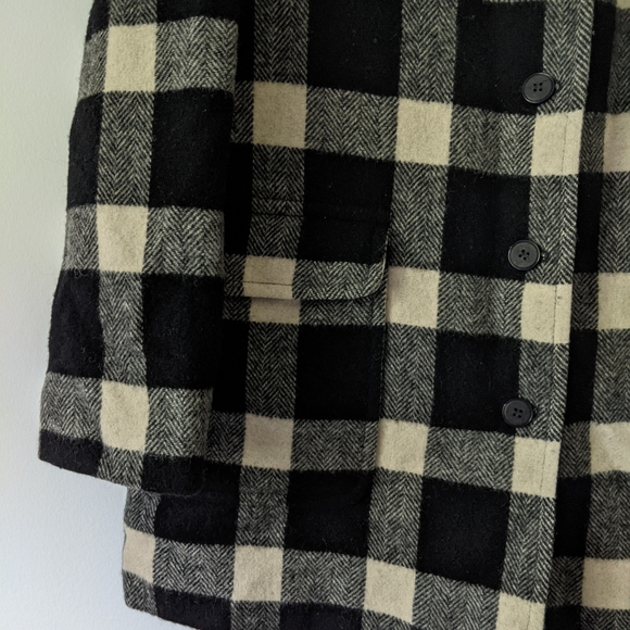 Pendleton buffalo check car coat Medium - Picture 3 of 7